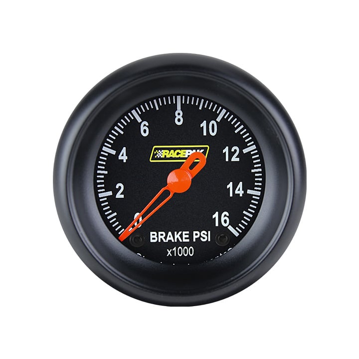 Classic Instruments Racepak 2-1/8" Brake Press Black - 250-CI-167BB