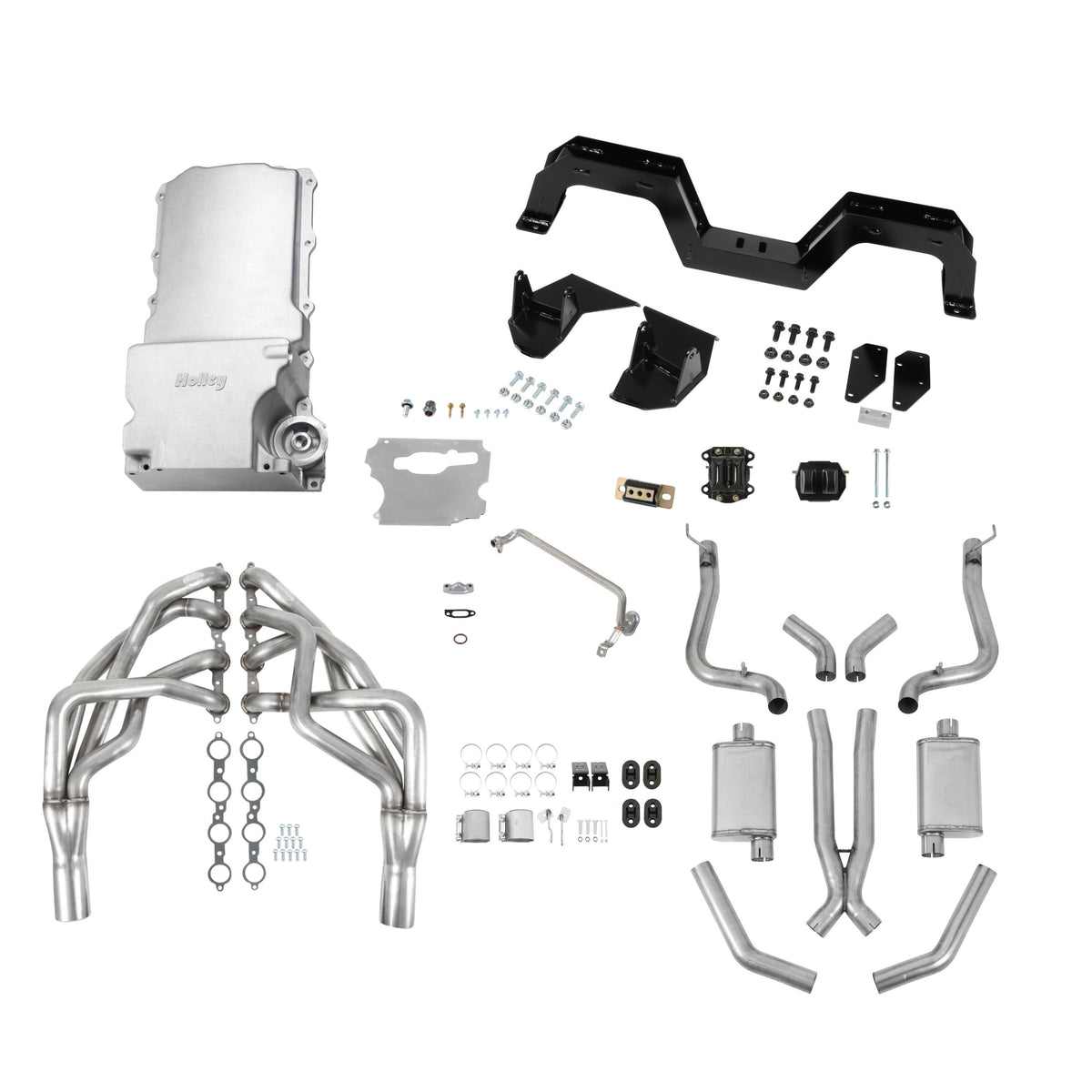 Holley GM 67-69 F-Body Level 4 LS Swap Essentials - Automatic - SE4-GM1F-LSX-A1