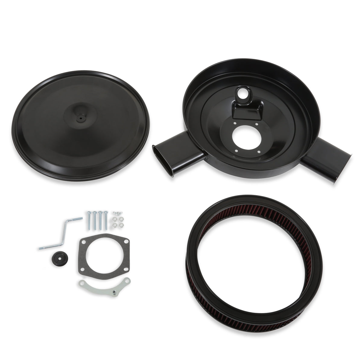 Holley RetroFilter Drive-By-Wire Air Cleaner - 14-Inch Diameter
- Dual Snorkel - Black - 120-521