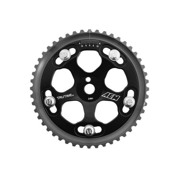 AEM Tru-Time Adjustable Cam Gear - Mitsubishi EVO - Black - 23-831BK