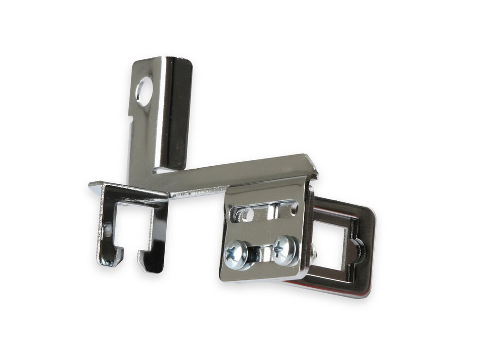 Mr. Gasket Throttle And Transmission Kickdown Cable Bracket - Chrome - 6039