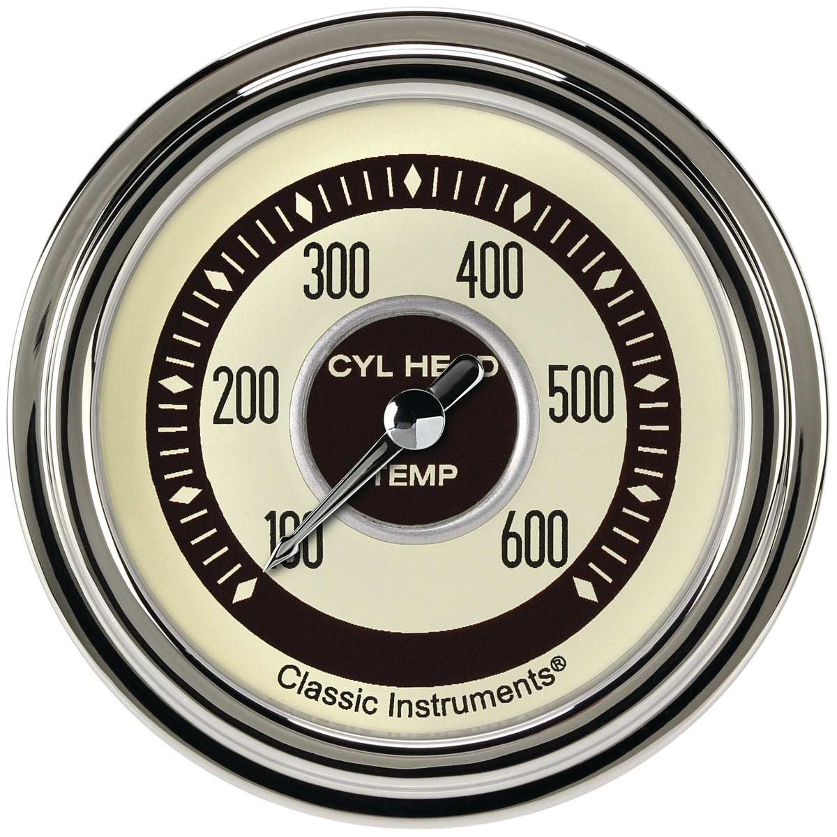 Classic Instruments Nostalgia 2-5/8" Cylinder Head Temperature Gauge - NT397SLF