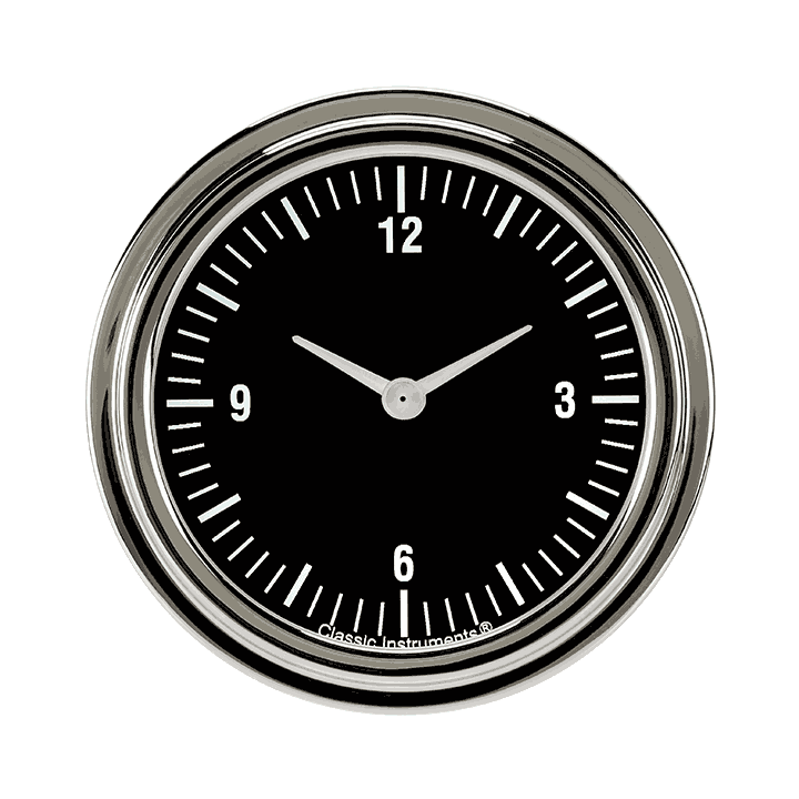 Classic Instruments Hot Rod 2-5/8" Clock - HR92SLC
