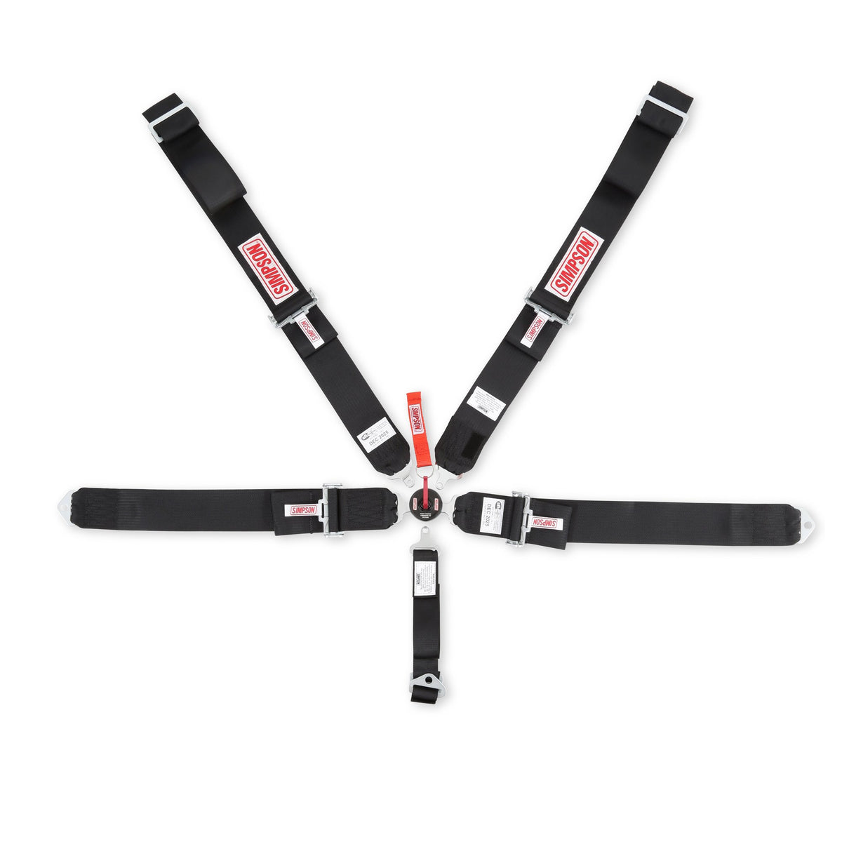 Simpson Lever Camlock Bolt In 5-Point Harness - 29110BK