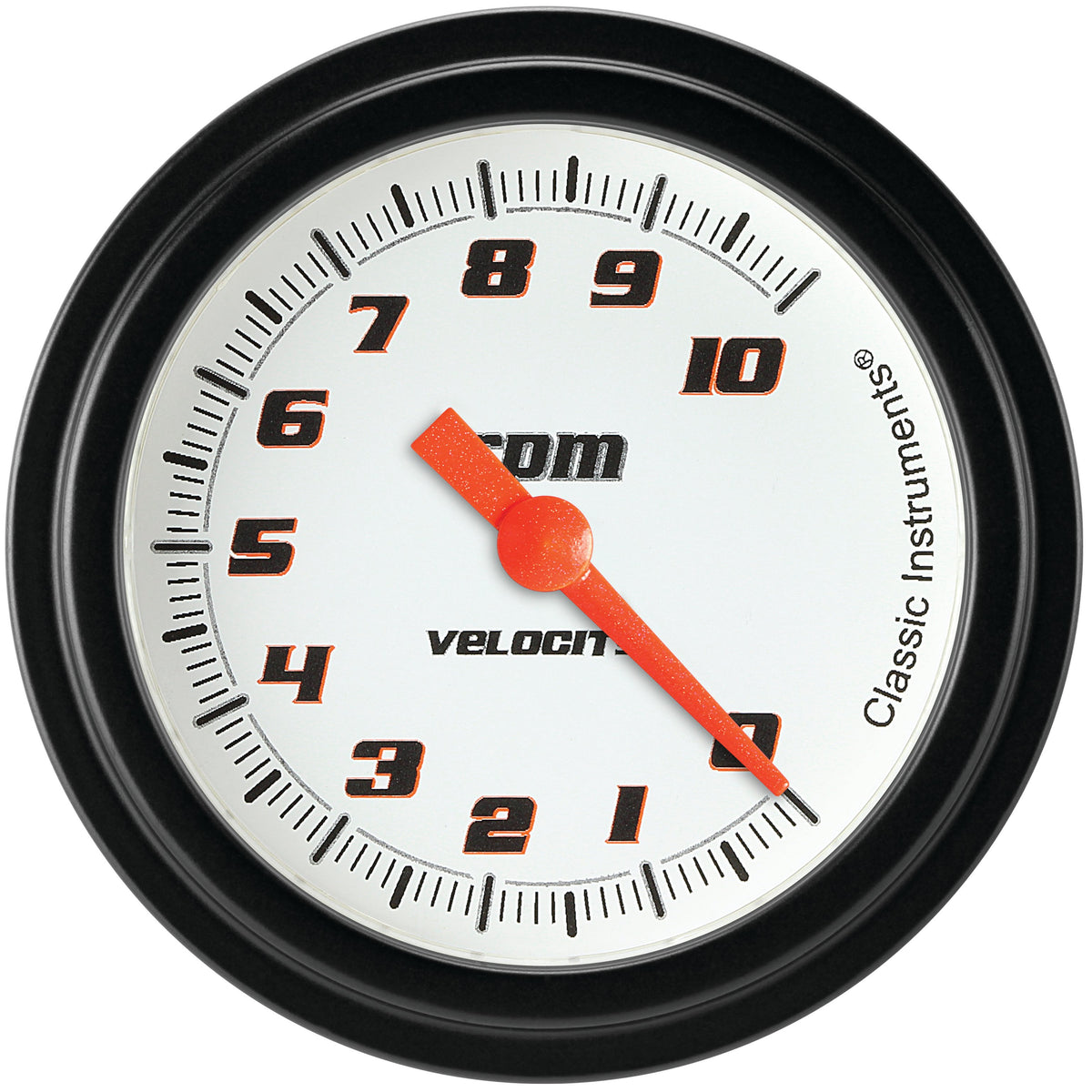 Classic Instruments Velocity White 2-5/8" Tachometer Gauge - VS383WBLF