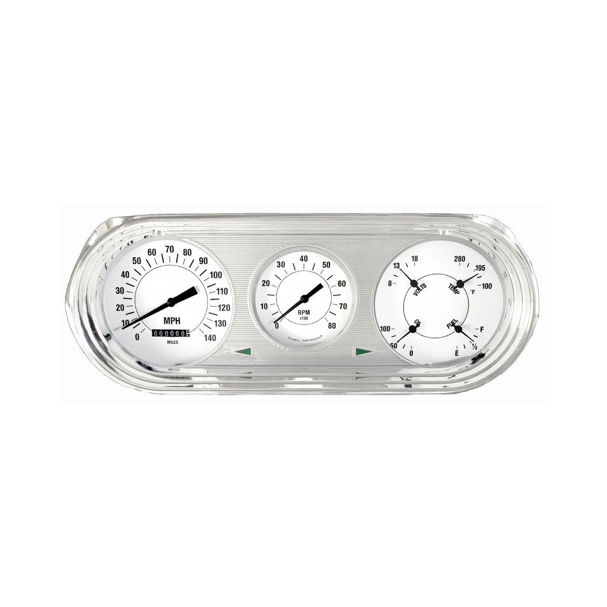 Classic Instruments White Hot 1963-65 Nova Direct-fit Package LS Sending Unit - NO63WH-LS