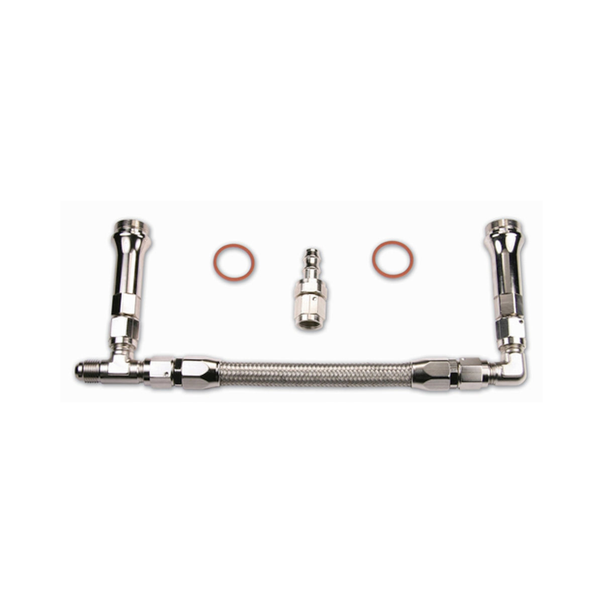 Quick Fuel SS Fuel Line #8AN Silver - 34-8000SSQFT
