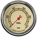 Classic Instruments Vintage 2-5/8" Oil Pressure Gauge - VT381SLF