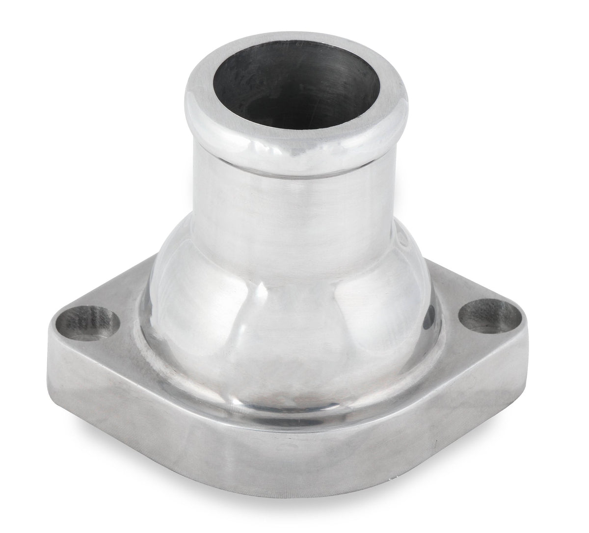 Mr. Gasket GM LS Water Neck - Straight - Polished Finish - 2671NA