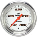 Classic Instruments Velocity White 2-5/8" Oil Temperature Gauge - VS328WAPF