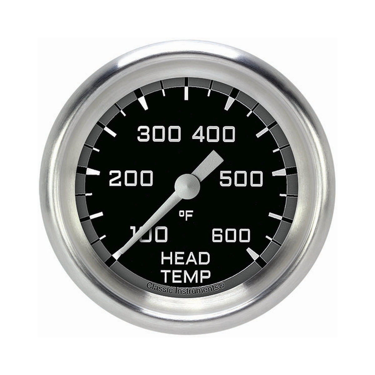 Classic Instruments Autocross Gray 2-5/8" Cylinder Head Tempature Gauge - AX397GAPF