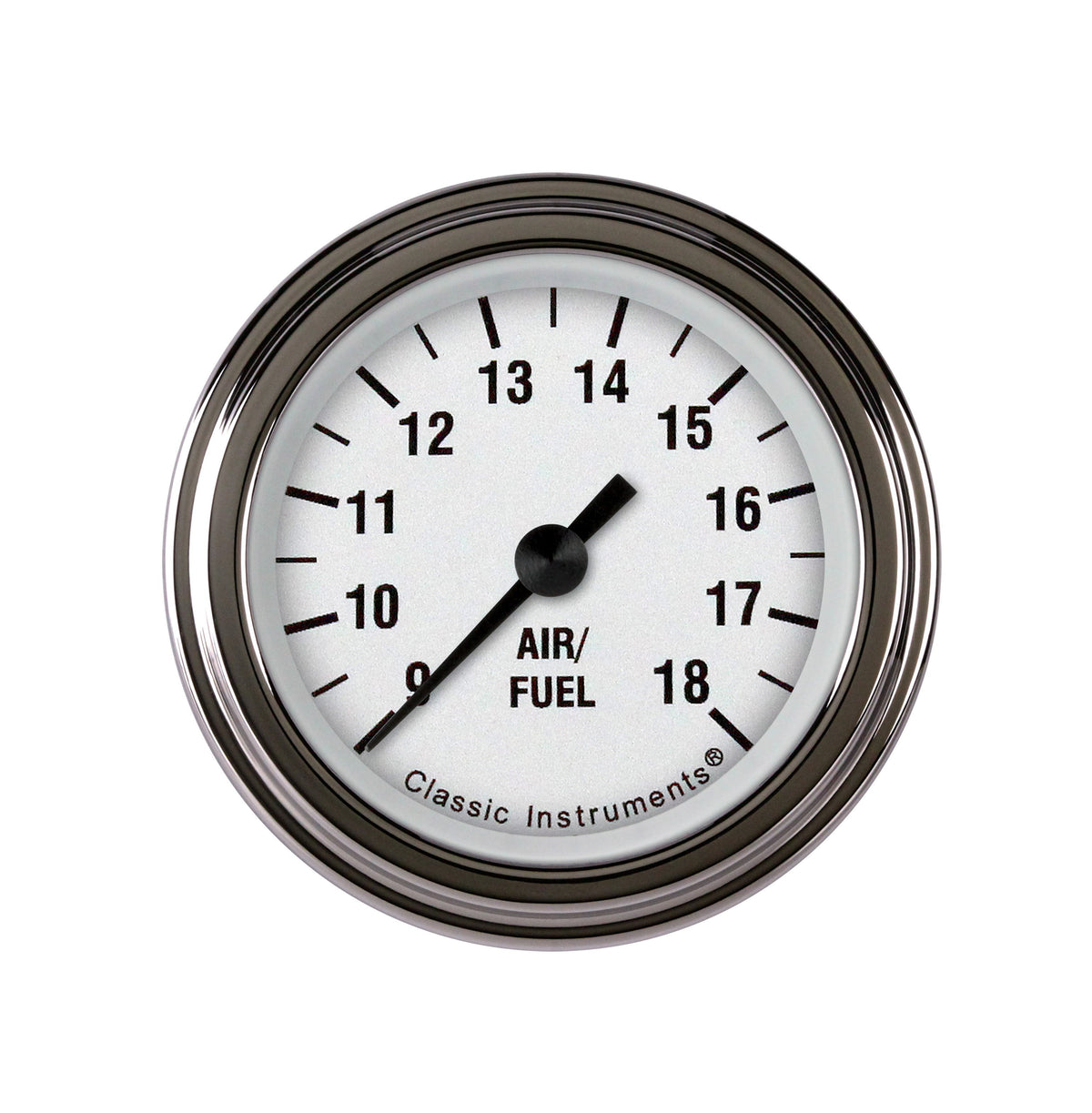 Classic Instruments White Hot 2-1/8" Air Fuel Ratio Gauge - WH194SLF