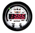 Classic Instruments Velocity White Digital 2-1/8" Air Fuel Ratio Gauge - VS194WD