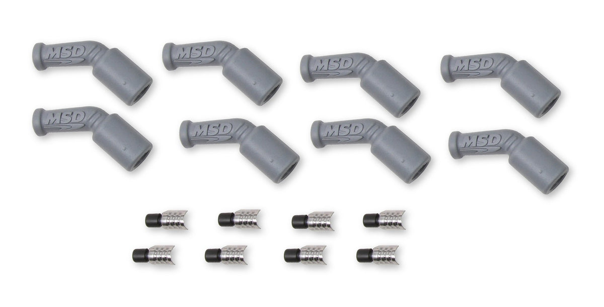 MSD LS1, 45 Degree Boots & Terminals, 8-Pack - 33048