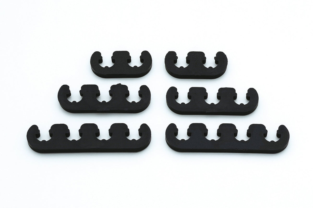 Mr. Gasket Wire Separators - Plastic - 7 mm / 8 mm - Black - 9728