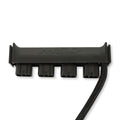 MSD Power Grid 4-Connector Hub - Black Housing - 77403
