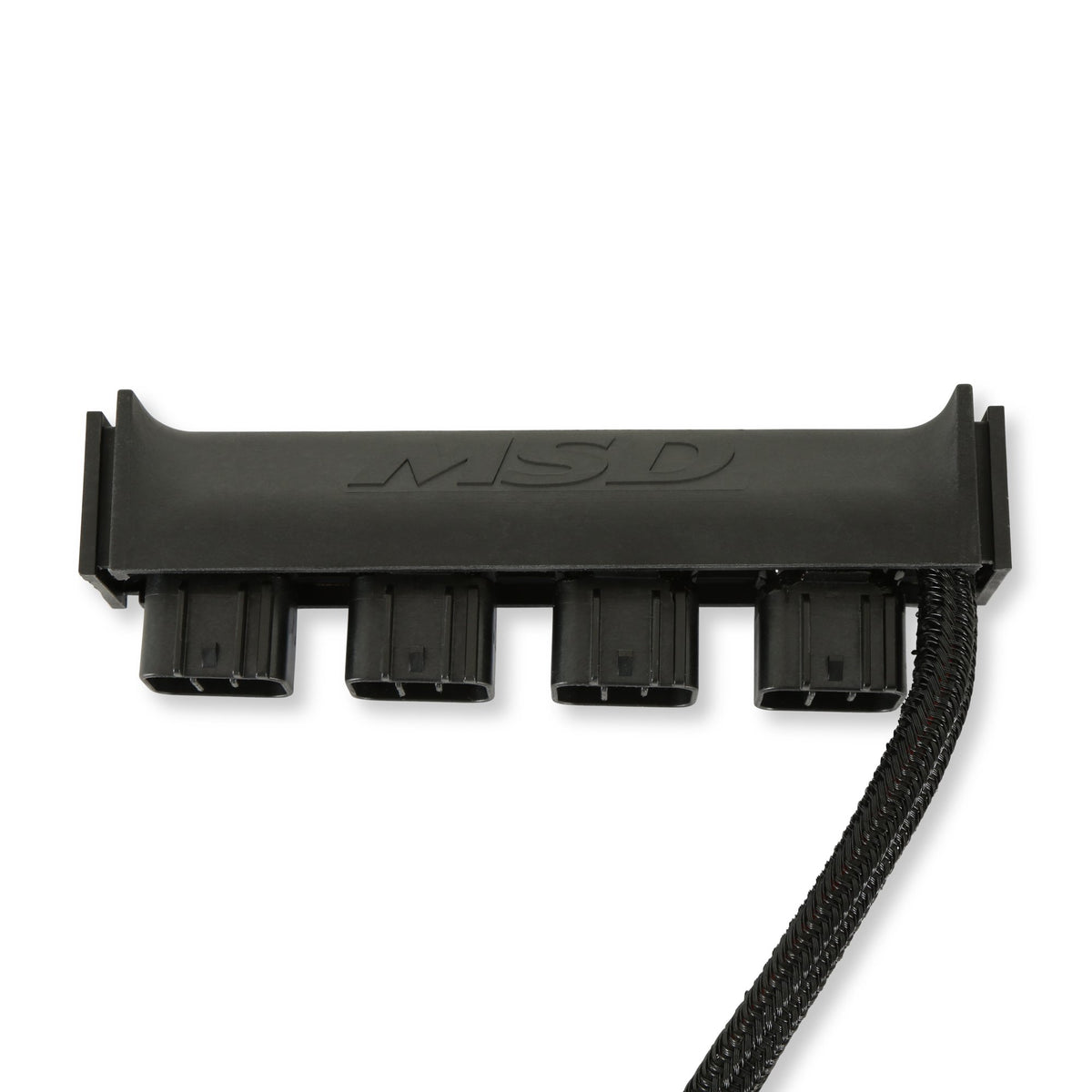 MSD Power Grid 4-Connector Hub - Black Housing - 77403