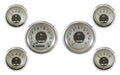 Classic Instruments American Nickel Six Gauge Set - GM - AN01SLC
