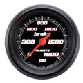 Classic Instruments Velocity Black 2-1/8" Brake Pressure Gauge - VS167BBPF