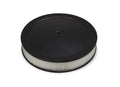 Holley 4500 drop-base air cleaner black w/3" paper filter - 120-4635
