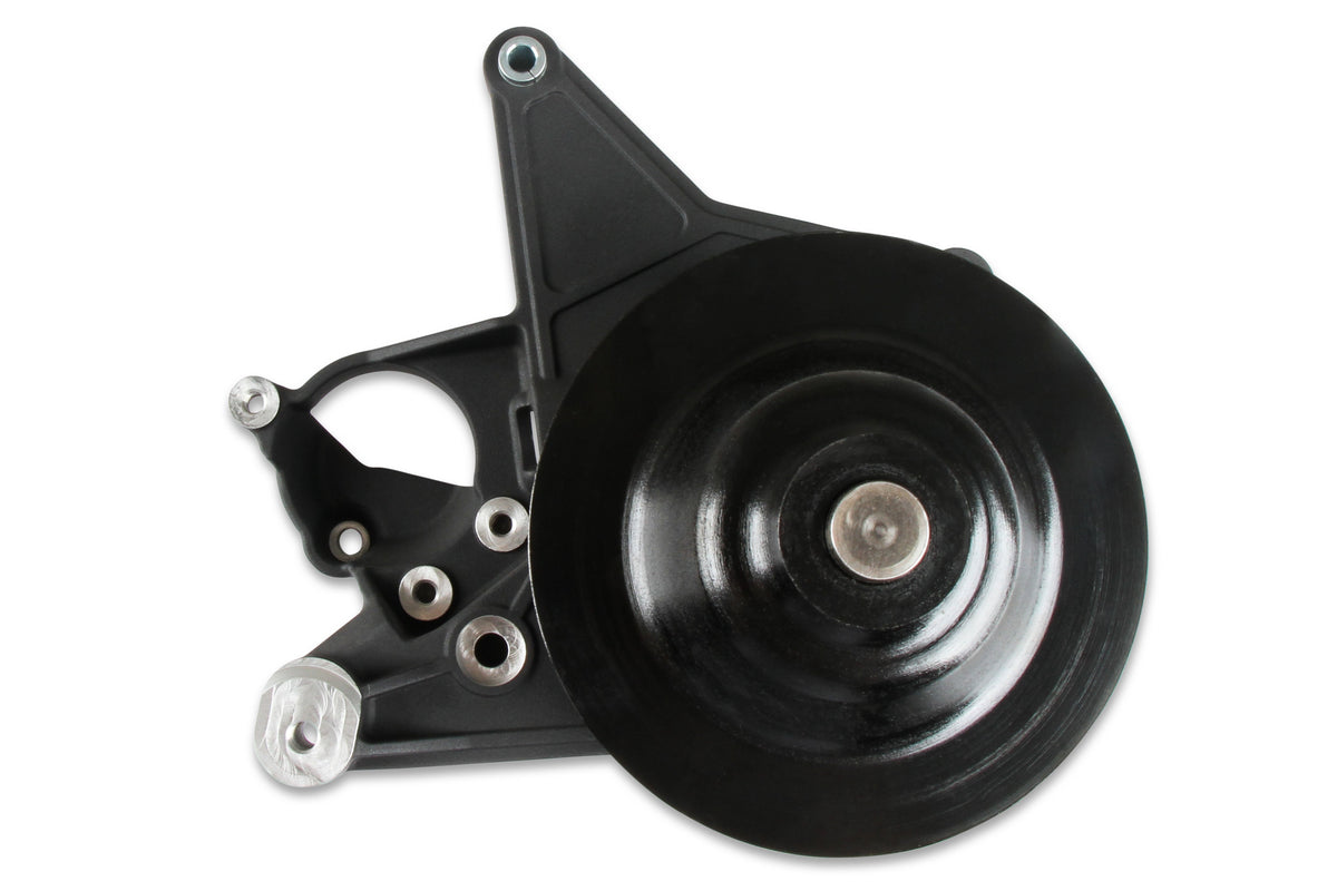 Holley BRACKET KIT, P/S LT5-W LONG SPACER NATURAL-BLACK FINISH - 97-334BK