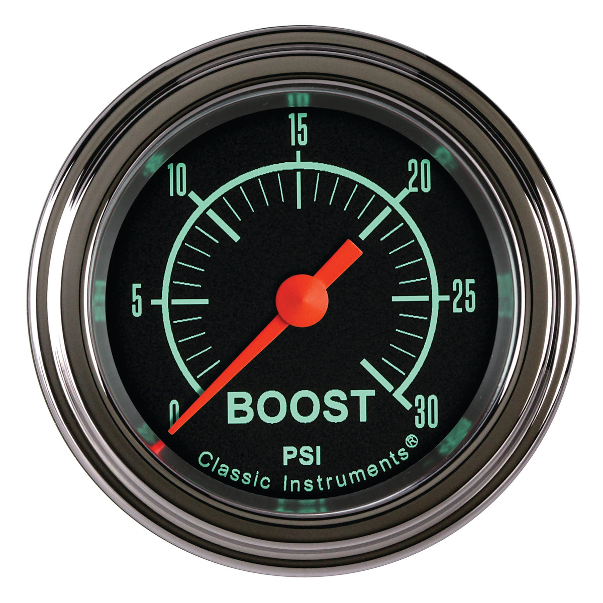 Classic Instruments G/Stock 2-1/8" Boost Gauge (30 PSI) - GS142SLF