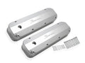 Holley Sniper Valve Cover - Fabricated Aluminum - Ford Big Block - Natural Anodized - 890007