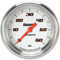 Classic Instruments Velocity White 2-5/8" Boost Gauge (60 PSI) - VS343WAPF