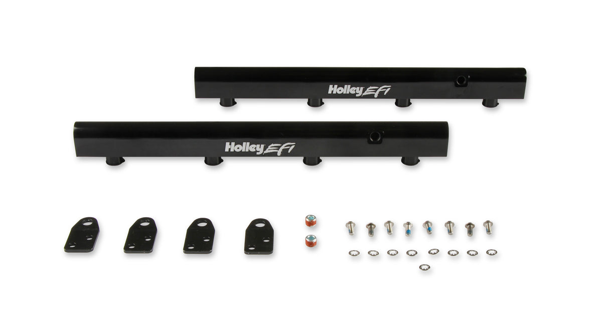 Holley EFI Hi-Flow Billet Fuel Rails for Coyote Engines - 534-283