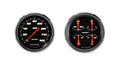 Classic Instruments 1947-53 Velocity Black Chevy Truck - Speed/Quad-LS - CT47VSB52-LS
