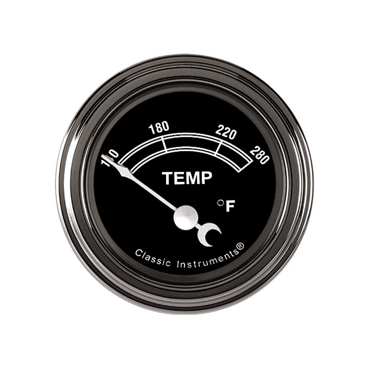 Classic Instruments Traditional Series 2-1/8" Water Temperature Gauge - TR26SLC
