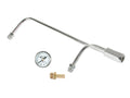 Mr. Gasket Fuel Line Kit with Gauge & Fittings - Chrome - 1558