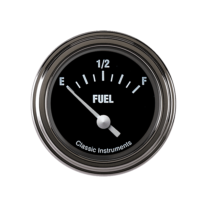 Classic Instruments Hot Rod 2-1/8" Fuel Level Gauge - HR12SLF