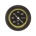 Classic Instruments Autocross Yellow 2-1/8" Boost Gauge (60 PSI) - AX143YBLF