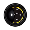 Classic Instruments AutoCross Yellow 2-1/8" Gauge (240-33 Ohm) - AX09YBLC