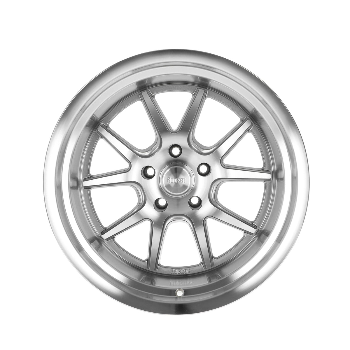 Rocket Racing Wheels TTR19 Attack - Titanium/Machined - TTR19-8116150