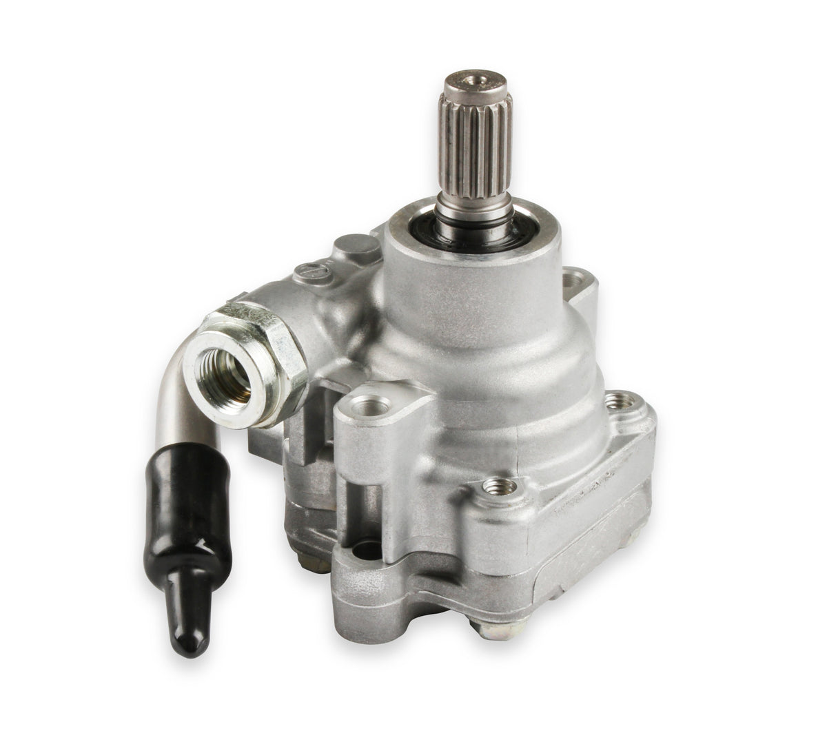 Holley Power Steering Pump Assembly, for LT4 Accessory Drive with splined shaft - 198-103