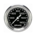 Classic Instruments Autocross Gray 2-5/8" Brake Pressure Gauge - AX367GAPF