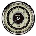 Classic Instruments Nostalgia 2-1/8" Boost Electric Gauge (30 PSI) - NT142SLF