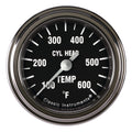 Classic Instruments Hot Rod 2-1/8" Cylinder Head Tempature Gauge - HR197SLF