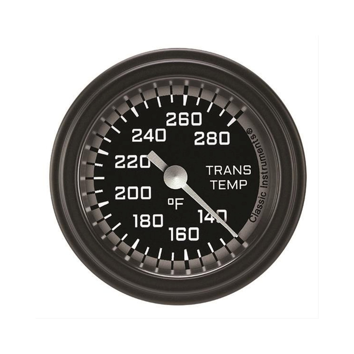 Classic Instruments Autocross Gray 2-1/8" Transmission Temperature Gauge - AX127GBLF