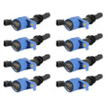 MSD Ignition Coil - Blaster - Ford 3-Valve V8 - Blue - 8-Pack - 824385