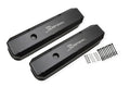 Holley Sniper Valve Cover - Fabricated Aluminum - Chrysler Small Block - Black Finish - 890003B