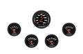 Classic Instruments Velocity Black 2-5/8" Short Sweep Five Gauge Set - VS200BBPF