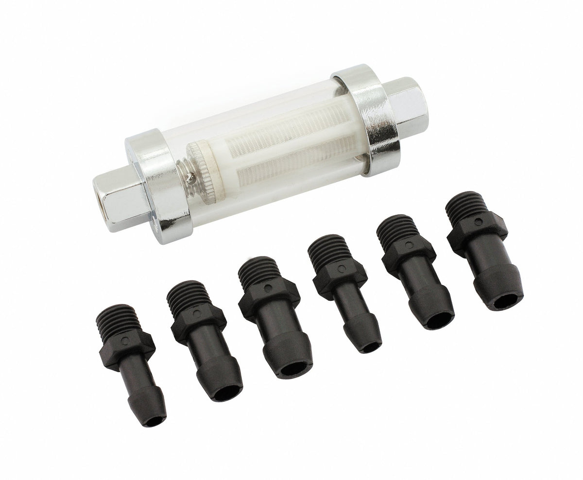 Mr. Gasket Clearview Inline Fuel Filter - 9706