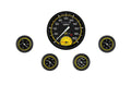 Classic Instruments AutoCross Yellow Five Gauge Set - AX165YBLF