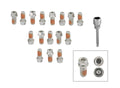Mr. Gasket Headlock Locking Header Bolts - 3/8-16 x 3/4 Inch - Set of 16 - 2231G