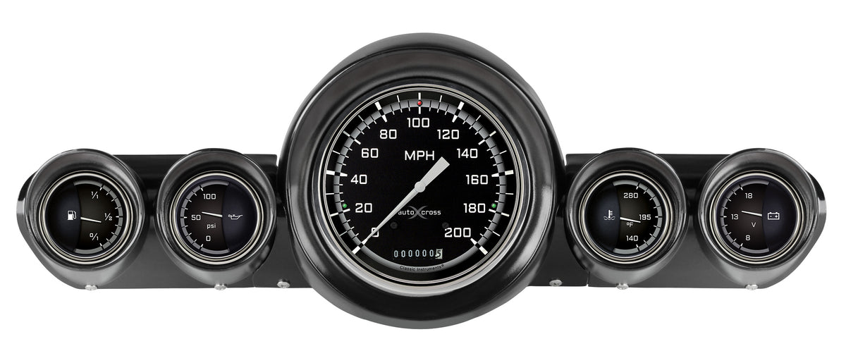 Classic Instruments AutoCross Gray 1959-60 Full-size Chevy - CH59AXG54