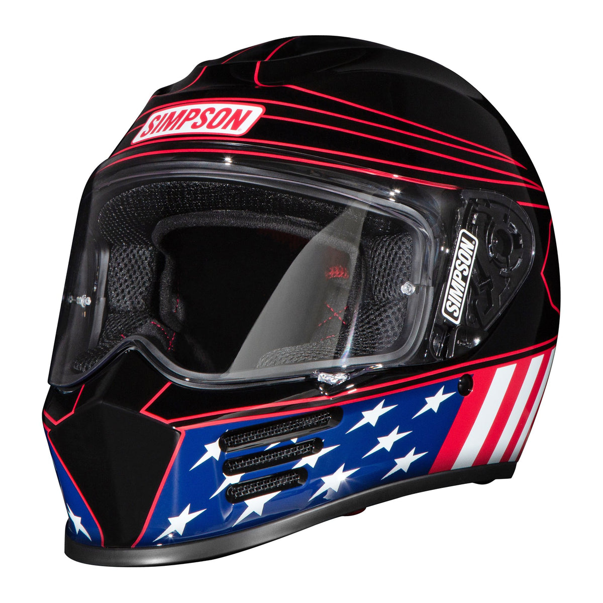 Simpson Speed Bandit Helmet - Americana Classic - Extra Small - SPBAM1XS
