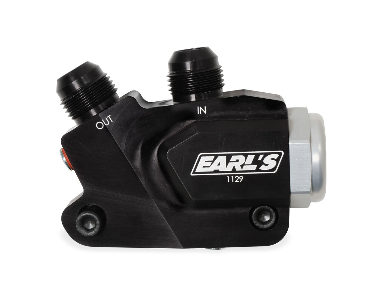 Earl’s Gen V LT Side Mount Oil Cooler Adapter - 1129ERL